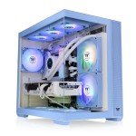 Thermaltake View 380 TG ARGB Hydrangea Blue ATX Case; 4x120mm ARGB Fans Included; Supports Hidden-Connector Motherboard; Front & Side Dual Tempered Glass Panel; CA-1Z2-00MFWN-00; 3 Year Warranty