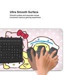 Kawaii Girly Cute Gaming Mouse Pad, Long Extended XXL Desk Mat, Extra Large Girl Anime Mousepad Keyboard Pads for Work Game Office Home, 35.4'' X 15.7''