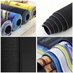 Pink Desk Mat Tokyo Street Desk Mat Anime Japanese Mouse Pad XL Kawaii Large Gaming Mousepad XXL, Cute Desktop Mat Laptop Keyboard Mouse Mat Desk Pad Big 31.5x15.7 in with Stitched Edges Non-Slip