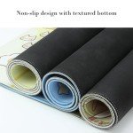 PERFECTSIGHT Cute Shark Party Desk Mat Kawaii Desk Pad, Switch Large Gaming Mouse Pad, Funny Crane Machine Deskmat Mousepad, Anime Blotter Protector Laptop Keyboard Pad for Women Kids Girls Boys