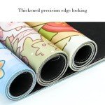 PERFECTSIGHT Cute Shark Party Desk Mat Kawaii Desk Pad, Switch Large Gaming Mouse Pad, Funny Crane Machine Deskmat Mousepad, Anime Blotter Protector Laptop Keyboard Pad for Women Kids Girls Boys