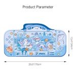 PERFECTSIGHT Cute Shark Party Desk Mat Kawaii Desk Pad, Switch Large Gaming Mouse Pad, Funny Crane Machine Deskmat Mousepad, Anime Blotter Protector Laptop Keyboard Pad for Women Kids Girls Boys