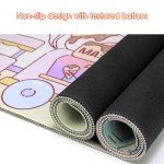 PERFECTSIGHT Cute Kitty Desk Mat Kawaii Desk Pad, Fujiyama Large Gaming Mouse Pad, Funny Cherry Blossom Deskmat Mousepad, Anime Laptop Keyboard Pad Office Home Decor for Women Girls, Sakura Cat