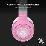 Razer Kraken BT Headset: Bluetooth 5.0-40ms Low Latency Connection - Custom-Tuned 40mm Drivers - Beamforming Microphone - Powered by Razer Chroma - Hello Kitty & Friends Edition