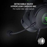 Razer Kraken Kitty Edition V2 Pro - Wired RGB Gaming Headset with Interchangeable Ears (Interchangeable Ears, Streaming Responsive Lighting, 50 mm Titanium Speakers) Black