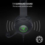 Razer Kraken Kitty Edition V2 Pro - Wired RGB Gaming Headset with Interchangeable Ears (Interchangeable Ears, Streaming Responsive Lighting, 50 mm Titanium Speakers) Black