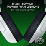 Razer Kaira HyperSpeed Wireless Gaming Headset for Xbox Series X|S, Xbox One, PC: TriForce 50mm Drivers - HyperClear Cardioid Mic - Low Latency Bluetooth - Up to 30 Hour Battery Life - White