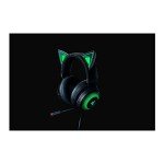 Razer Kraken Kitty RGB USB Gaming Headset: THX 7.1 Spatial Surround Sound - Chroma RGB Lighting - Retractable Active Noise Cancelling Mic - Lightweight Aluminum Frame - for PC - Classic Black