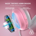 Razer Barracuda X Wireless Gaming & Mobile Headset (PC, PlayStation, Switch, Android, iOS): 2.4GHz Wireless + Bluetooth - Lightweight - 40mm Drivers - Detachable Mic - 50 Hr Battery - Quartz Pink