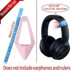 Glow in Dark Silicone Cat Kitty Ears Lovely Fluorescent Cat Ears Compatible for Bose/Razer/HyperX/Corsair/SteelSeries Arctis/Edifier Gaming Headphones (Pink)