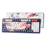 Redragon K686 PRO SE 98 Keys Wireless Gasket RGB Gaming Keyboard, 3-Mode Anime Mechanical Keyboard w/Hot-Swap Socket, Dedicated Knob Control & 5-Layer Noise Dampening, Custom Hi-Fi Linear Switch