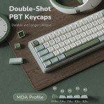 RK ROYAL KLUDGE R65 Wired Mechanical Keyboard with Volume Knob, 60% Percent RGB Backlit Gasket Mount Gaming Keyboard with PBT Keycaps, MDA Profile, QMK/VIA, 66 Keys Hot Swappable Cream Switch, Cyan