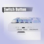 Bangsanth Wireless Keyboard, RGB Gaming Keyboard, Tri-Mode BT5.0/2.4GHz/USB-C, 99-Key Quiet, Anti-ghosting Keys, Compatible with PC, Mac, Gaming Consoles