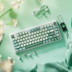 Redragon K681 Wireless Mechanical Keyboard, Gasket Mounted RGB Gaming Keyboard with Volume Knob, MDA-Profile, Pre-Lubed Linear Switches, 81 Keys 75％ Tri-Mode Hot Swappable for PC/Xbox/Ps4/5