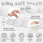 Create-ables Qloud Cloud Wrist Rest Keyboard Wrist Rest for Computer Keyboard Pad, Cloud Keyboard Wrist Rest, Wrist Pad for Keyboard, Memory Foam, Non Slip Base, Comes with Mouse Pad - White