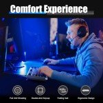 KEMOVE K98SE Mechanical Gaming Keyboard, 98 Keys LED Backlit Programmable, 96% Wired Computer Keyboard with Double Sound Dampening Foam, Pre-lubed Blue Switch