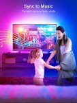 KANTUTOE TV Backlights, 13.1FT LED Lights for 32-65 Inch TV, RGB TV LED Lights Behind, Music Sync Bluetooth APP and Remote Control TV LED Strip Lights USB Powered for Gaming/Bedroom
