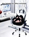 MOONBEEKI Cat Paw Cushion Chair Comfy Kawaii Plush Seat Cushions Shape Lazy Pillow for Gamer Chair 28"x 24" Cozy Floor Cute Seat Kawaii for Girl Worker Gift, Dining Room Bedroom Decorate Black