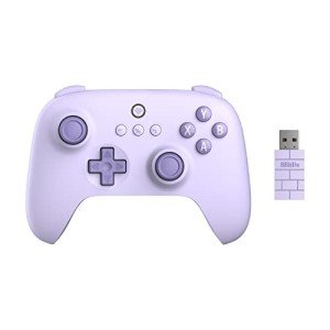 8BitDo Ultimate C 2.4g Wireless Controller for Windows PC, Android, Steam Deck & Raspberry Pi (Purple)