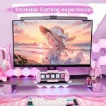 Divoom Times Gate - Cute Gaming Digital Clock with Smart App-Controlled, Support Weather Forecast, Stock Market/Exchange Rate, Social Media, Pixel Art Display for Gamers & Home Office Decor (Pink)