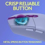 Logitech G305 LIGHTSPEED Wireless Gaming Mouse, Hero 12K Sensor, 12,000 DPI, Lightweight, 6 Programmable Buttons, 250h Battery Life, On-Board Memory, PC/Mac - Lilac