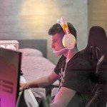 Pink Cat Ears for Headphone, Silicone Cute Kitty Ears Attachment, Lovely Detachable Accessories Fit for Gaming Headset, Lightweight & Durable