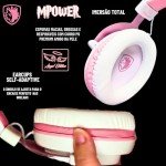 SADES MPOWER Stereo Gaming Headset for PS4, PC, Mobile, Noise Cancelling Over Ear Headphones with Retractable and Flexible Mic & Soft Memory Earmuffs for Laptop Nintendo Switch Games-Angel Edition