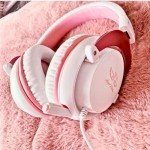 SADES MPOWER Stereo Gaming Headset for PS4, PC, Mobile, Noise Cancelling Over Ear Headphones with Retractable and Flexible Mic & Soft Memory Earmuffs for Laptop Nintendo Switch Games-Angel Edition