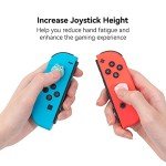 GeekShare Cute Animal Theme Silicone Joy Con Thumb Grip Caps,Joystick Cover Compatible with Switch/OLED/Lite,4PCS - Frog & Axolotl (for Switch/OLED/Lite)