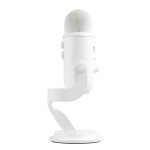 Logitech for Creators Blue Yeti USB Microphone for Gaming, Streaming, Podcasting, Twitch, YouTube, Discord, Recording for PC and Mac, 4 Polar Patterns, Studio Quality Sound, Plug & Play-Whiteout
