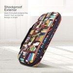 Vimorco Nintendo Switch OLED Case, Cozy Cats Travel Case, Hard Shell Cover for Console Games & Joy-Con, Cute Cat, 16 Card Slots