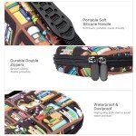 Vimorco Nintendo Switch OLED Case, Cozy Cats Travel Case, Hard Shell Cover for Console Games & Joy-Con, Cute Cat, 16 Card Slots
