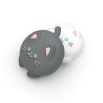 PlayVital Joystick Caps for Nintendo Switch, Thumbstick Caps for Switch Lite, Analog Cover for OLED Joycon Thumb Grips - Cutie Kitty