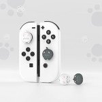PlayVital Joystick Caps for Nintendo Switch, Thumbstick Caps for Switch Lite, Analog Cover for OLED Joycon Thumb Grips - Cutie Kitty
