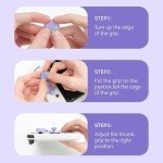 GeekShare Cute Cross D-Pad Button Caps Silicone Thumb Grips Set, ABXY Key Buttons Sticker Joystick Cover Caps Compatible with Switch/OLED - Happy Planet