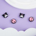 Kuitmor 4PCS Switch Thumb Grips Caps,Soft Silicone Switch Joystick Covers,Kawaii Joy Con Thumb Grip Caps Compatible with Switch/OLED/Lite