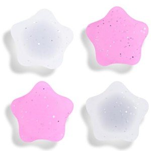 NANANINO Silicone Joycon Thumb Grip Caps, Soft Joystick Cover Caps Compatible with Nintendo Switch/OLED/Switch Lite, 4PCS - Stars