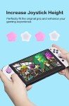 NANANINO Silicone Joycon Thumb Grip Caps, Soft Joystick Cover Caps Compatible with Nintendo Switch/OLED/Switch Lite, 4PCS - Stars