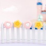 GeekShare Cute Silicone Joy Con Thumb Grip Caps, Joystick Cover Compatible with Switch/OLED/Switch Lite,4PCS - Cream Heart