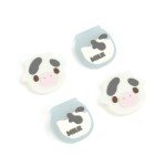 GeekShare Cute Silicone Joy Con Thumb Grip Caps, Joystick Cover Compatible with Switch/OLED/Switch Lite,4PCS - Dairy Cow