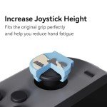 GeekShare Cute Silicone Joy Con Thumb Grip Caps, Joystick Cover Compatible with Switch/OLED/Switch Lite,4PCS - Dairy Cow