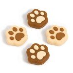 GeekShare 4PCS Cat Paw Shape Thumb Grip Caps,Soft Silicone Joystick Cover Compatible with Switch/OLED/Switch Lite (Milk Tea Brown)