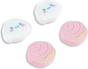 Kuitmor Switch Thumb Grip Caps,4PCS Soft Silicone Joystick Cover,Cute Analog Stick Cap Compatible with Switch/OLED/Lite