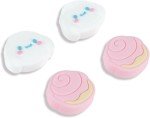 Kuitmor Switch Thumb Grip Caps,4PCS Soft Silicone Joystick Cover,Cute Analog Stick Cap Compatible with Switch/OLED/Lite