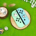 GeekShare Cute Silicone Joy Con Thumb Grip Caps, Joystick Cover Compatible with Switch/OLED/Switch Lite,4PCS - Dairy Cow