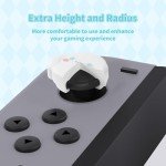 Kuitmor Switch Thumb Grip Caps,4PCS Soft Silicone Joystick Cover,Cute Analog Stick Cap Compatible with Switch/OLED/Lite