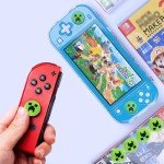 Thumb Grips Caps for Nintendo Switch/OLED/Lite, 4 Pcs Silicone Thumb Grip Caps for Nintendo Switch Joystick Cover Cute Accessories Joy con Thumb Grips - Green