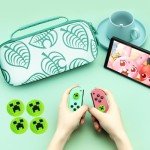 Thumb Grips Caps for Nintendo Switch/OLED/Lite, 4 Pcs Silicone Thumb Grip Caps for Nintendo Switch Joystick Cover Cute Accessories Joy con Thumb Grips - Green