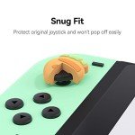 GeekShare Cute Silicone Joycon Thumb Grip Caps, Joystick Cover Compatible with Switch/OLED/Switch Lite, 4PCS - Rabbit & Carrot