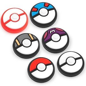 Switch Joycon Thumb Grip Caps, Soft Silicone Joystick Cover Compatible with Nintendo Switch/OLED/Switch Lite, Analog Stick Grips Button Covers for Switch,6pcs (A-Mix)